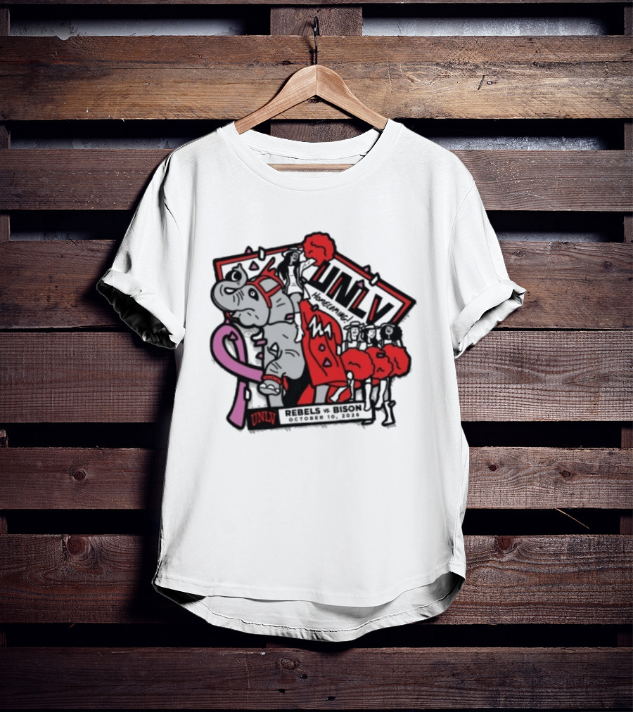 UNLV Rebels Vs Bison Homecoming October 10 2026 T-Shirt
