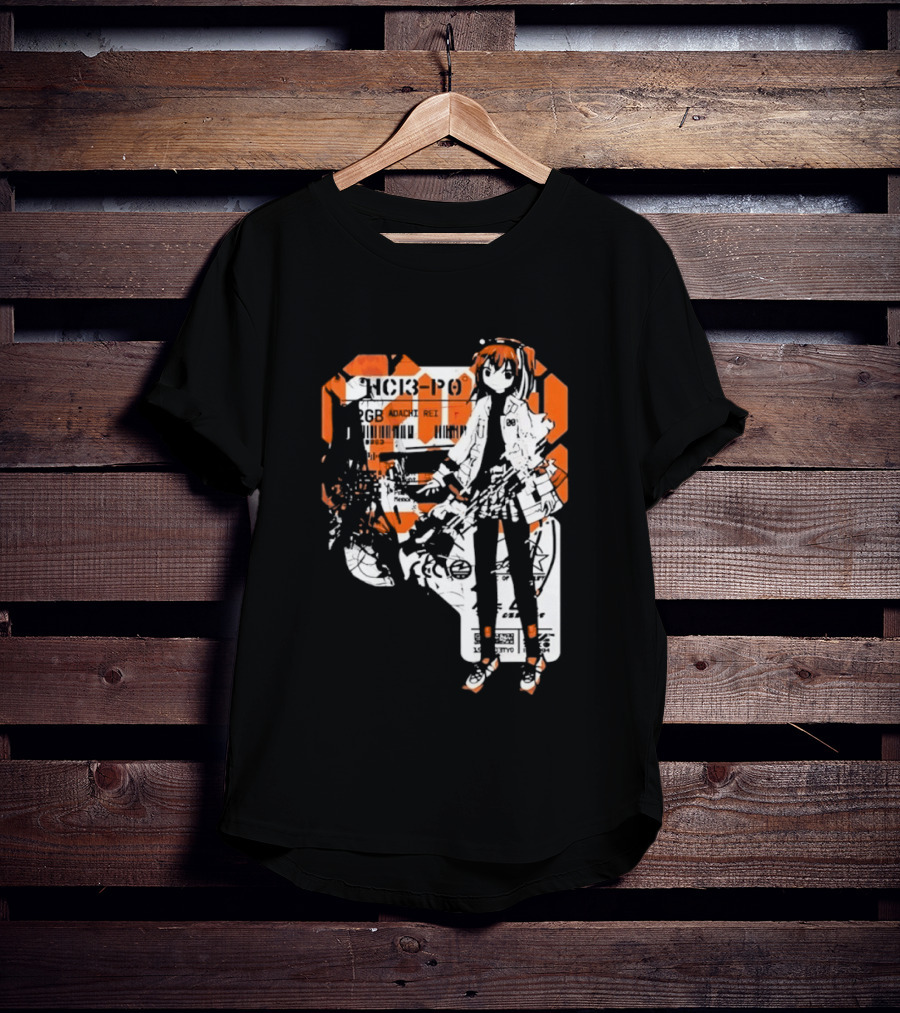 Adachi Rei HC3 PO 32GB Cybernetic Anime T-Shirt