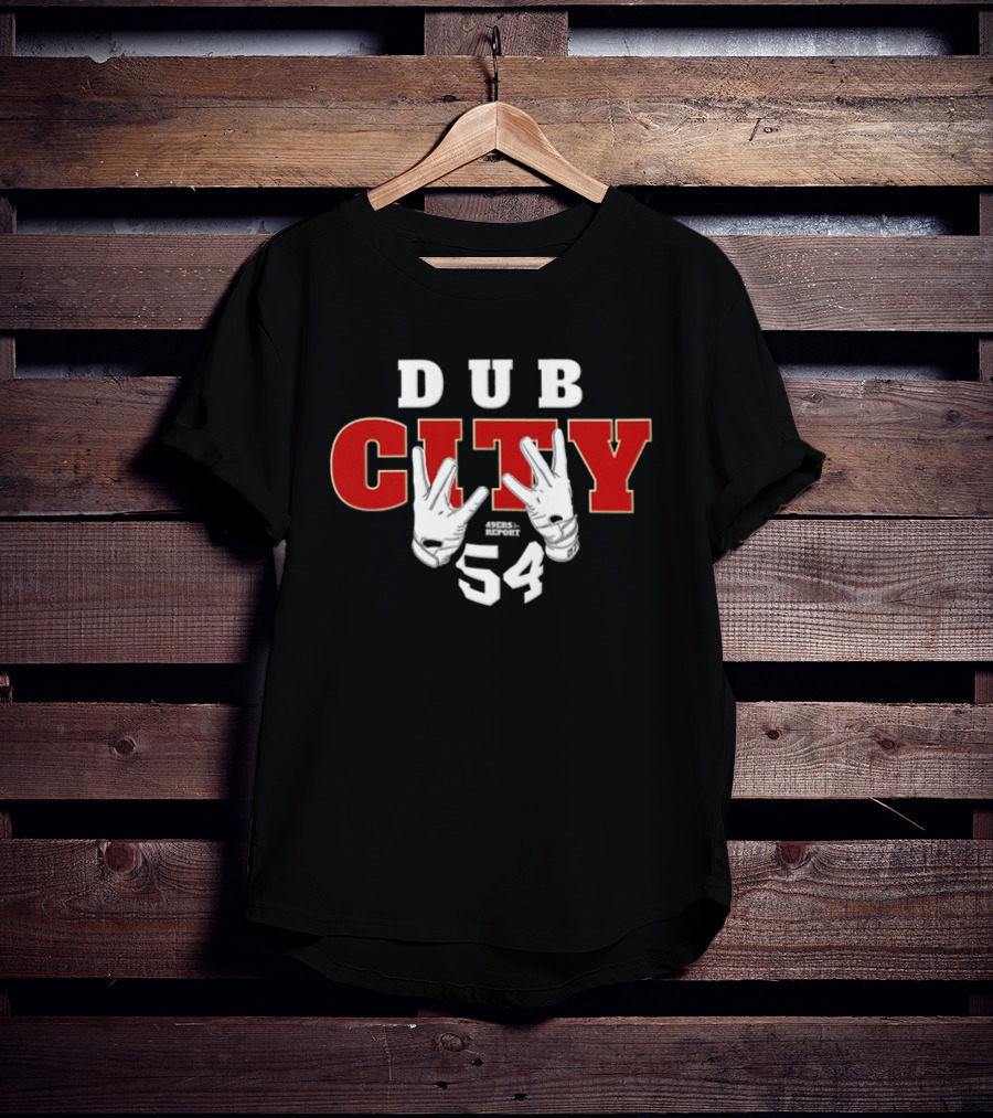 Fred Warner 54 San Francisco 49ers Dub City Hand Signs T-Shirt