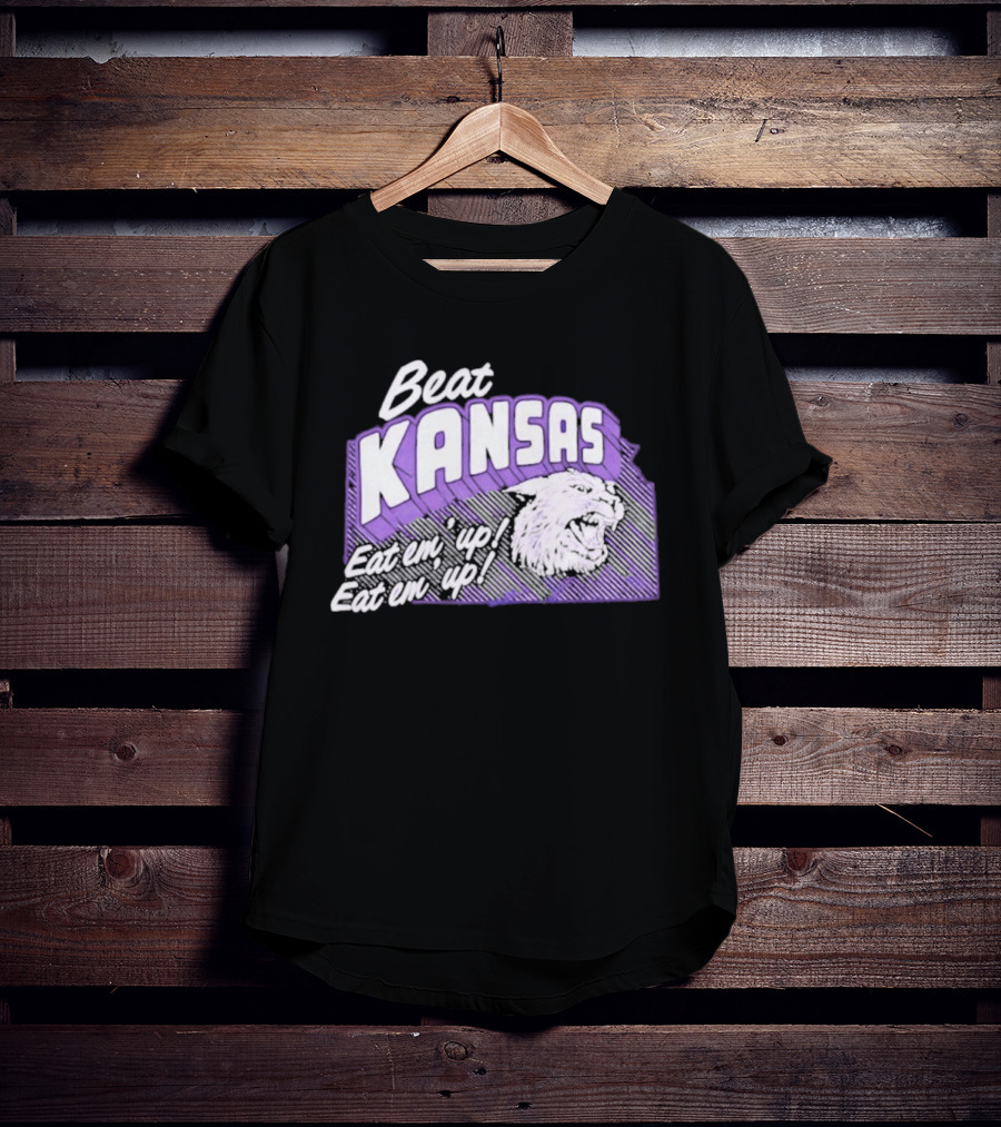 Beat Kansas Eat Em Up Eat Em Up Football Rivalry T-Shirt