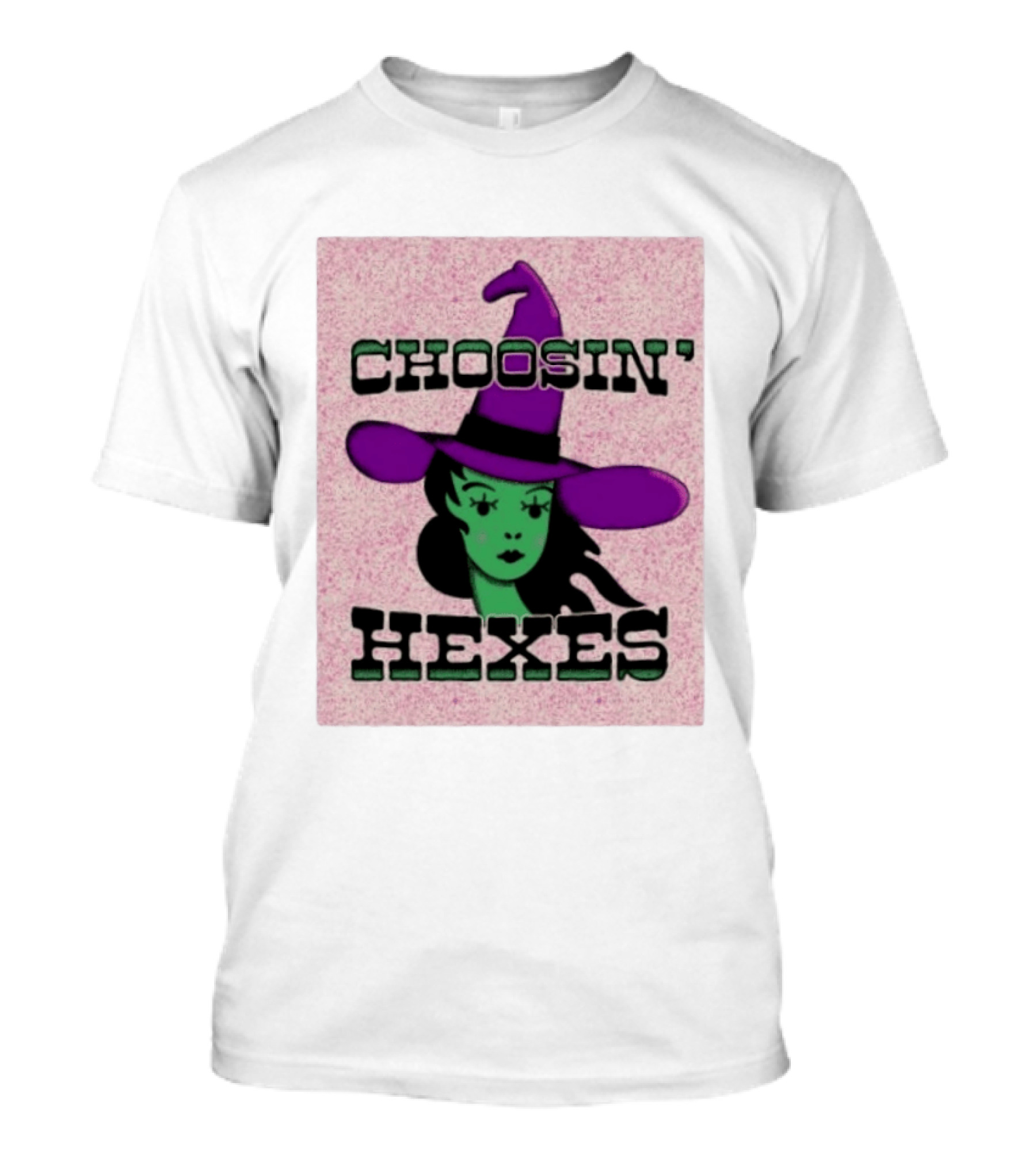 Choosin' Hexes Witch Halloween Magic Spooky T-Shirt