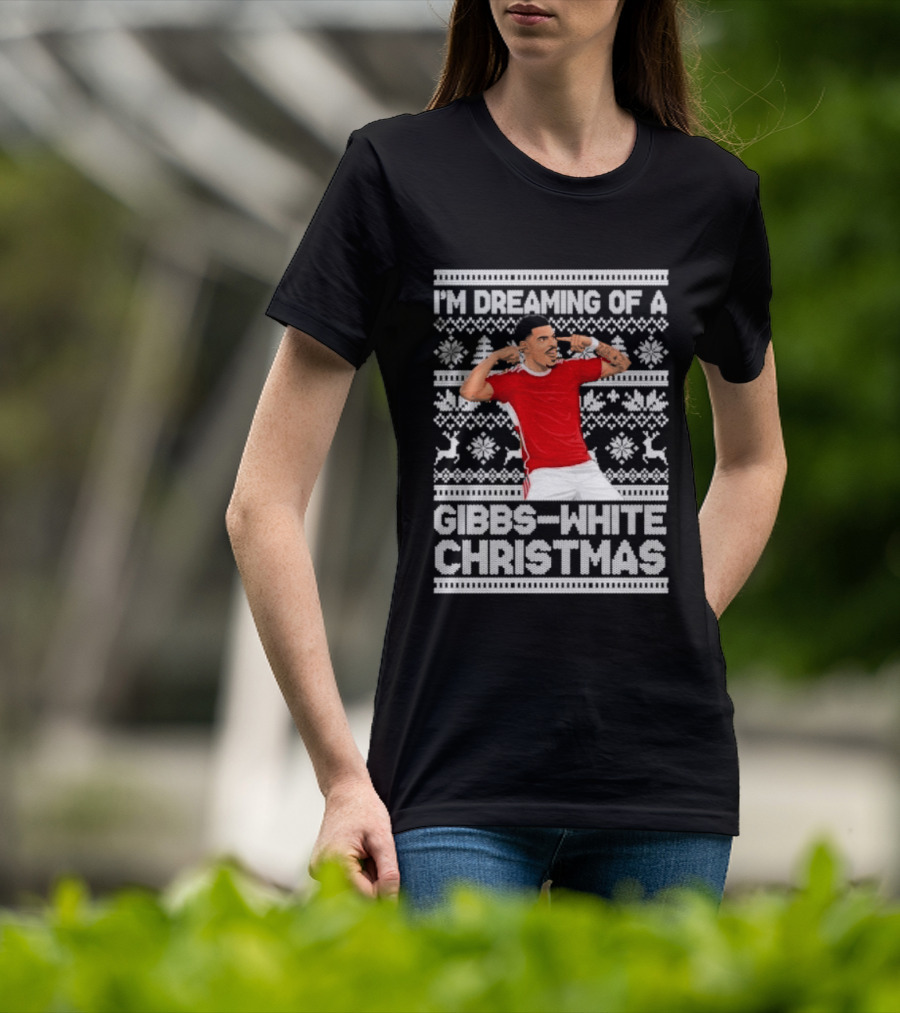 I'm Dreaming Of A Gibbs White Christmas Festive Knit T-Shirt