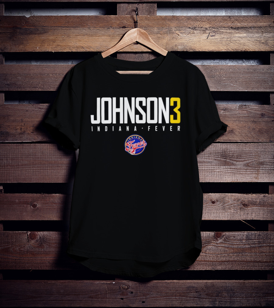 Johnson 3 Indiana Fever WNBA Basketball Team Jersey Fever T-Shirt