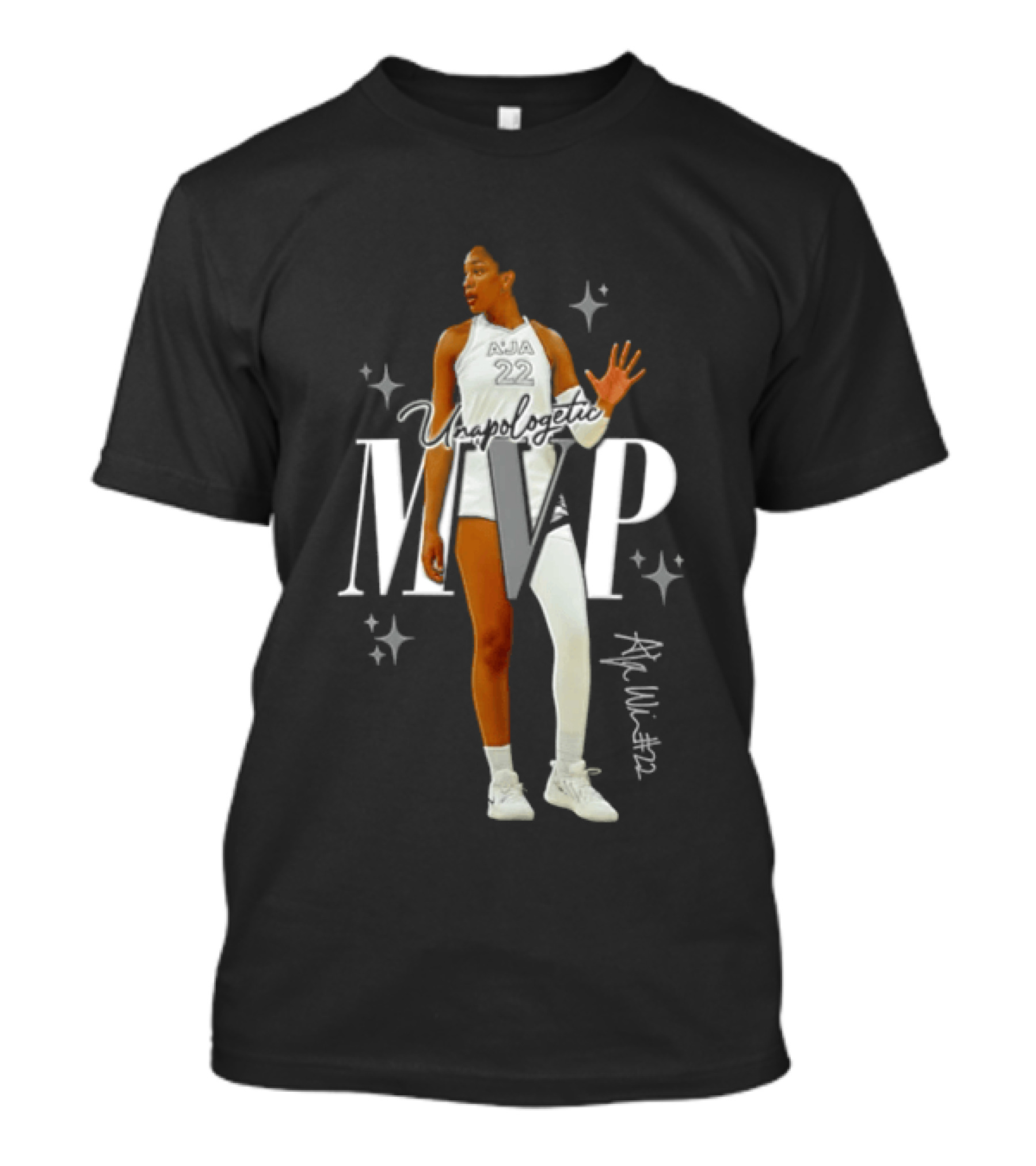Unapologetic MVP Aja Wilson Las Vegas Aces WNBA T-Shirt