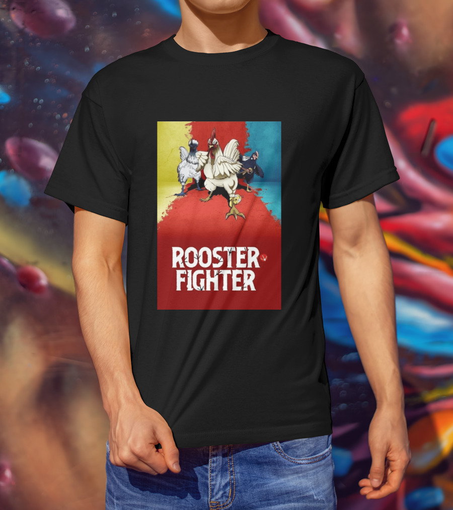 Keiji Rooster Fighter Manga Anime Adventures T-Shirt