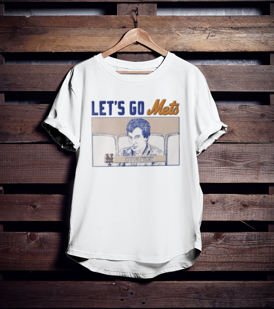 Let's Go Mets Nathan Fielder New York Mets Stadium T-Shirt