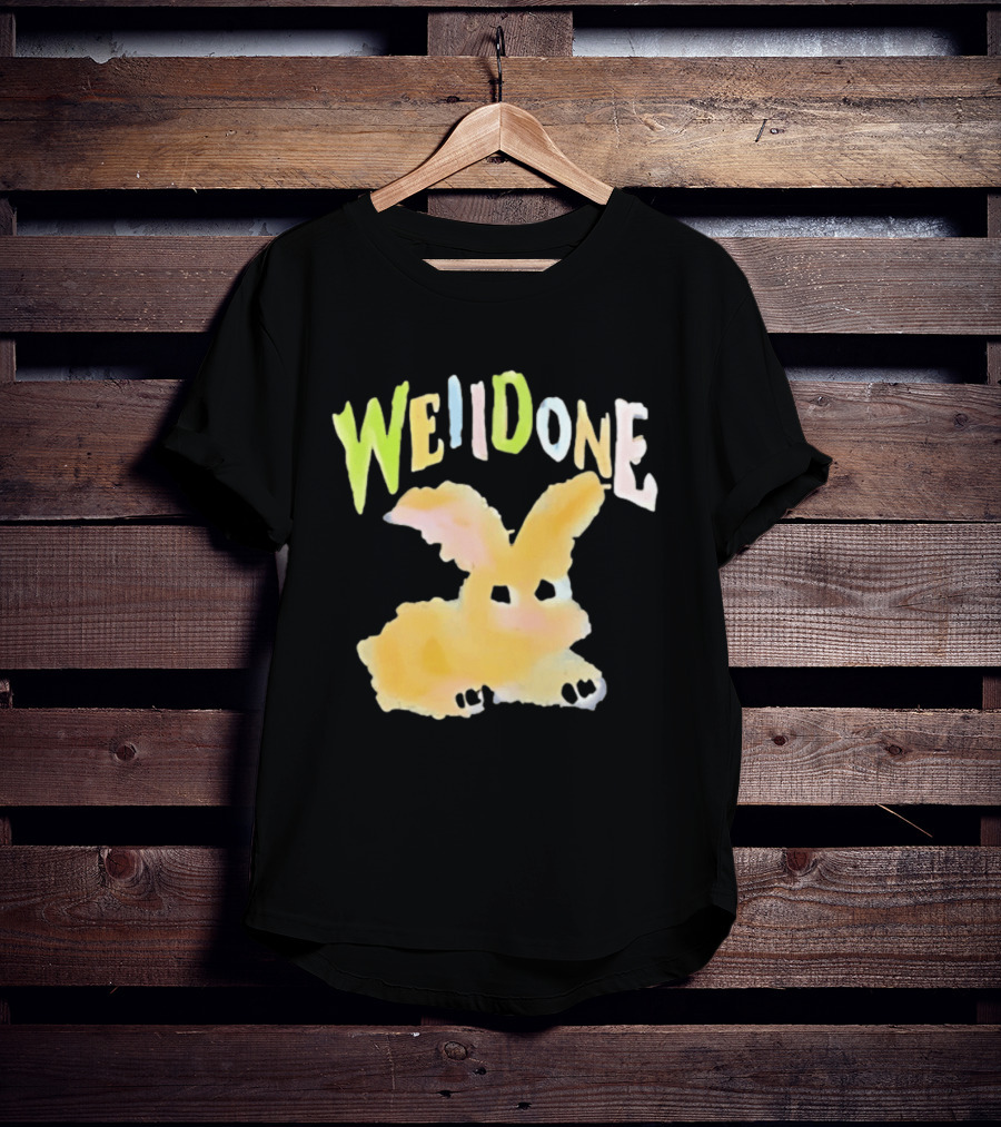 We11done Colorful Bunny Rabbit Fashion Playful Pastel Aesthetic T-Shirt