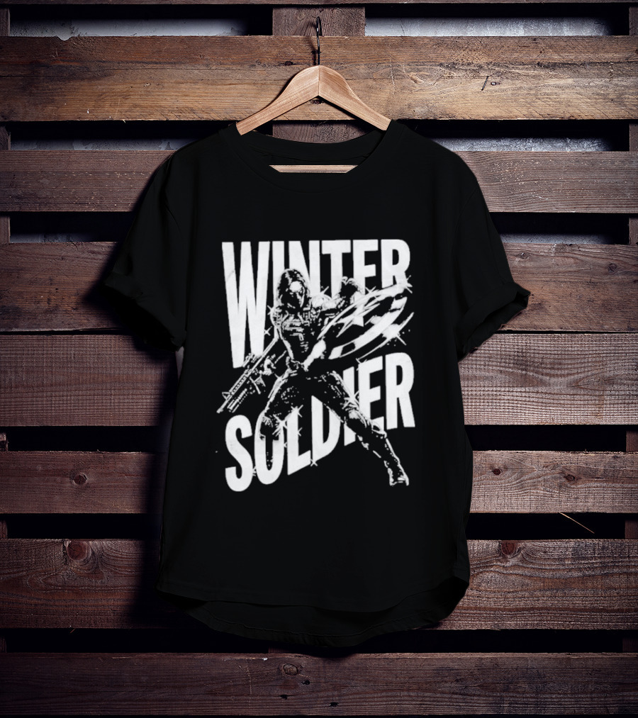 Winter Soldier Bucky Barnes Iconic Superhero T-Shirt