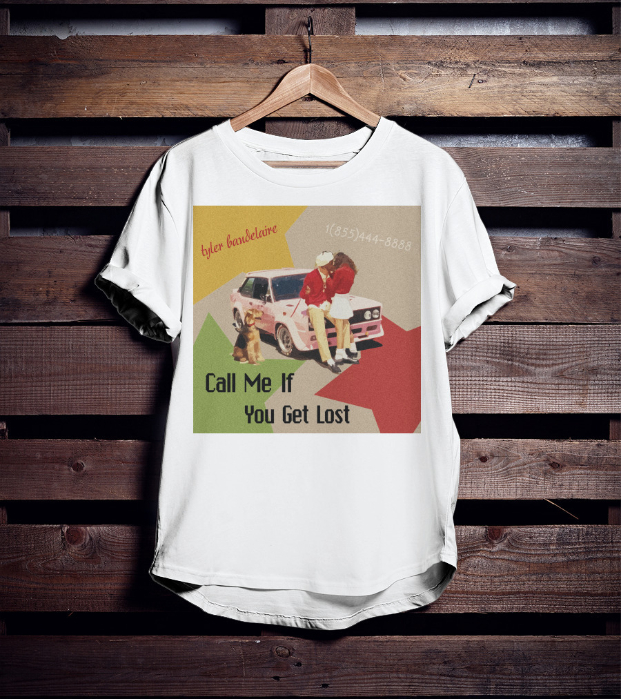 Tyler Baudelaire Call Me If You Get Lost 1(855)444-8888 T-Shirt