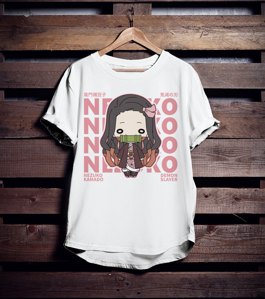 Nezuko Kamado Kimetsu No Yaiba Demon Slayer Nezuko T-Shirt