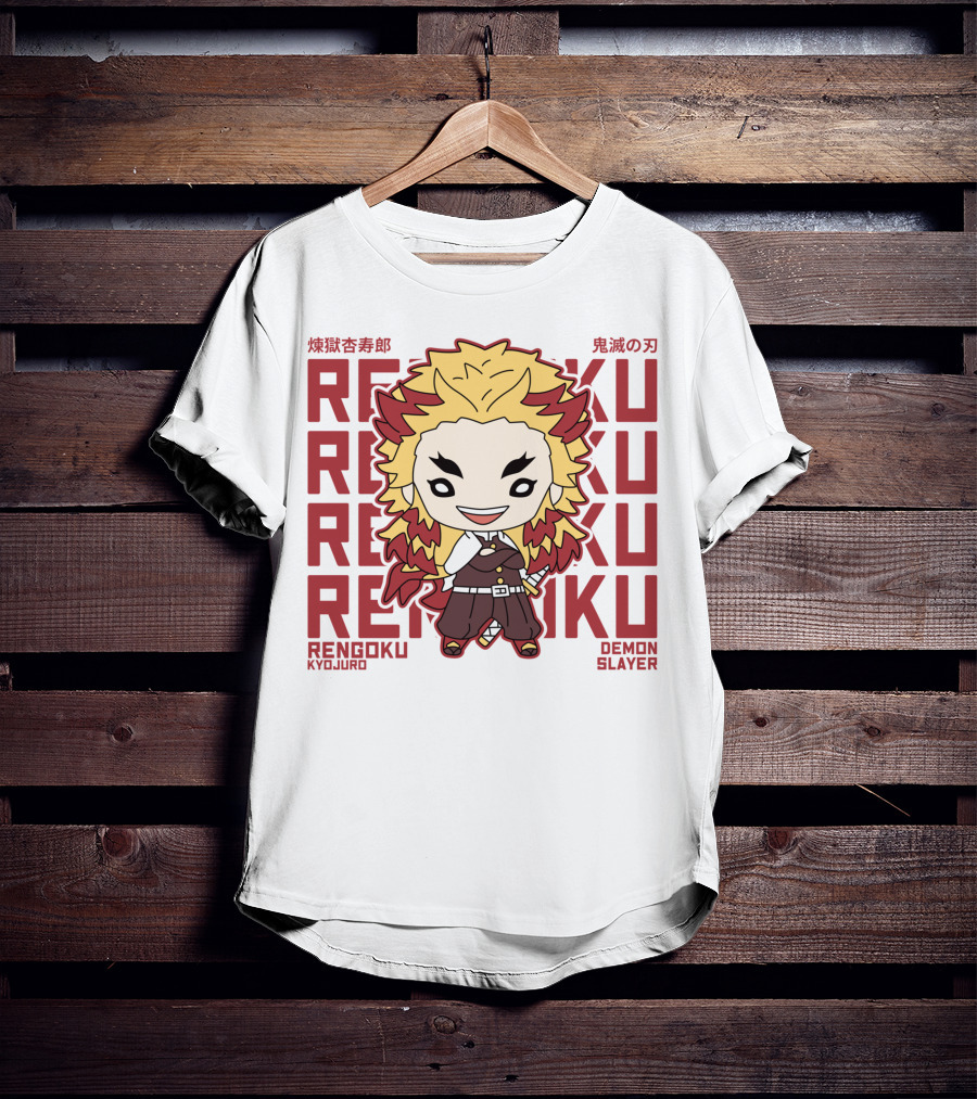 Rengoku Kyojuro Kimetsu No Yaiba Demon Slayer T-Shirt