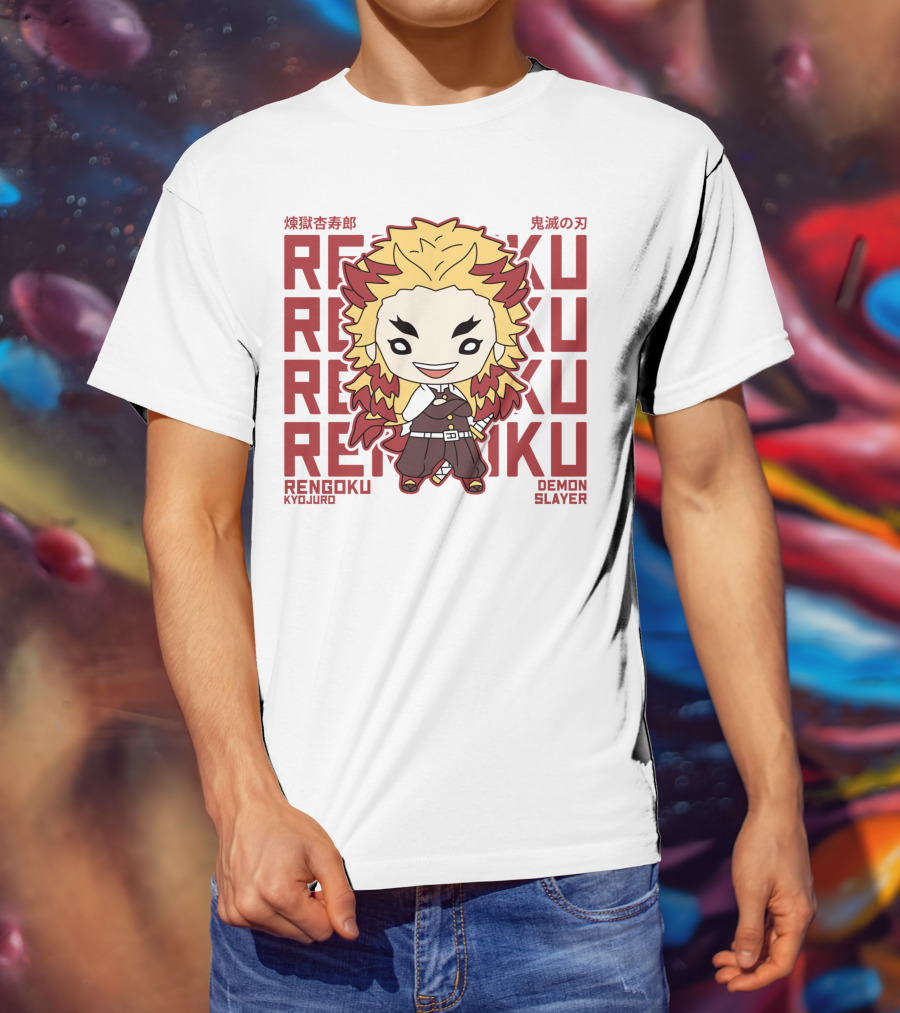 Rengoku Kyojuro Kimetsu No Yaiba Demon Slayer T-Shirt