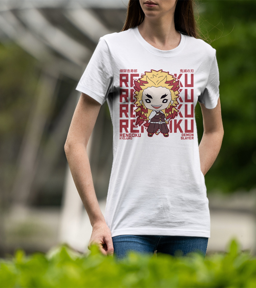 Rengoku Kyojuro Kimetsu No Yaiba Demon Slayer T-Shirt