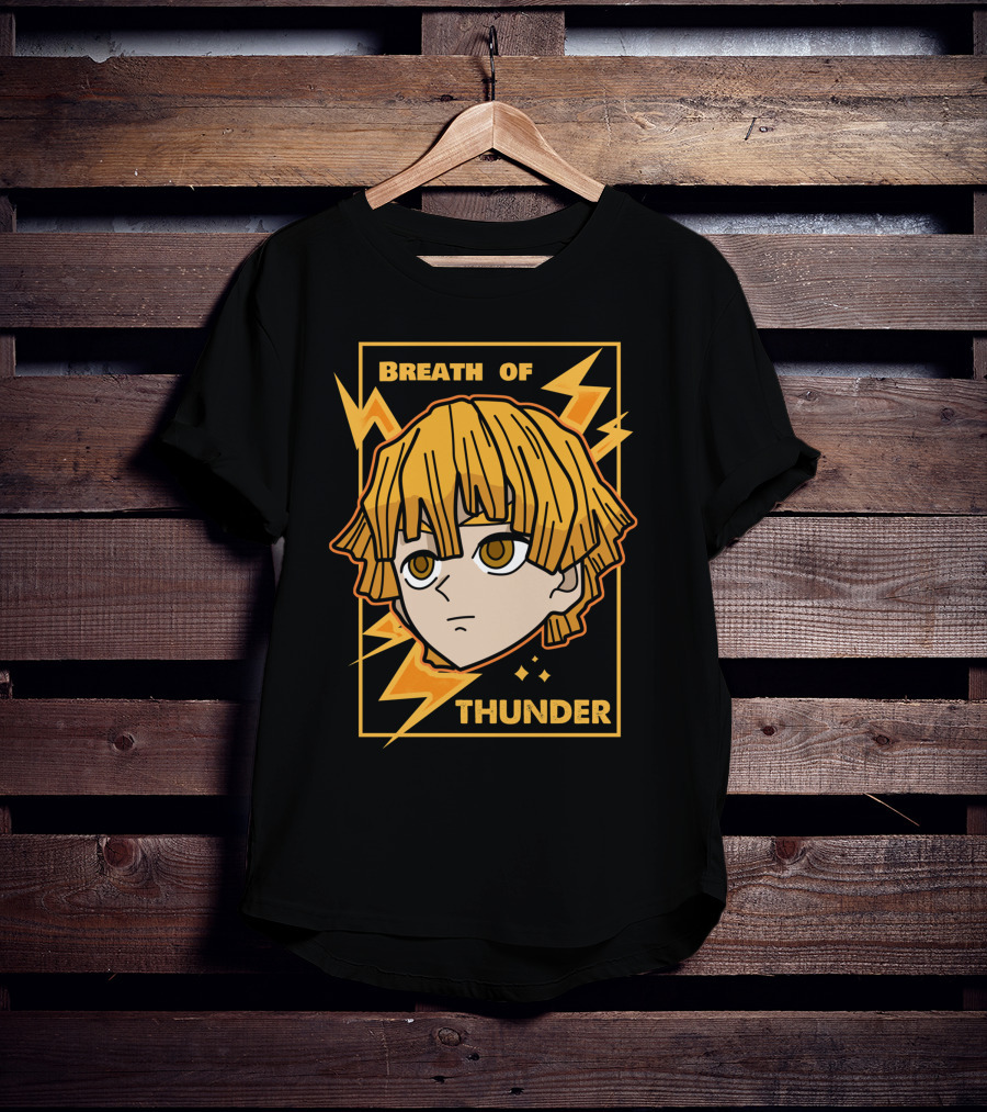 Breath Of Thunder Zenitsu Kimetsu No Yaiba Demon Slayer T-Shirt