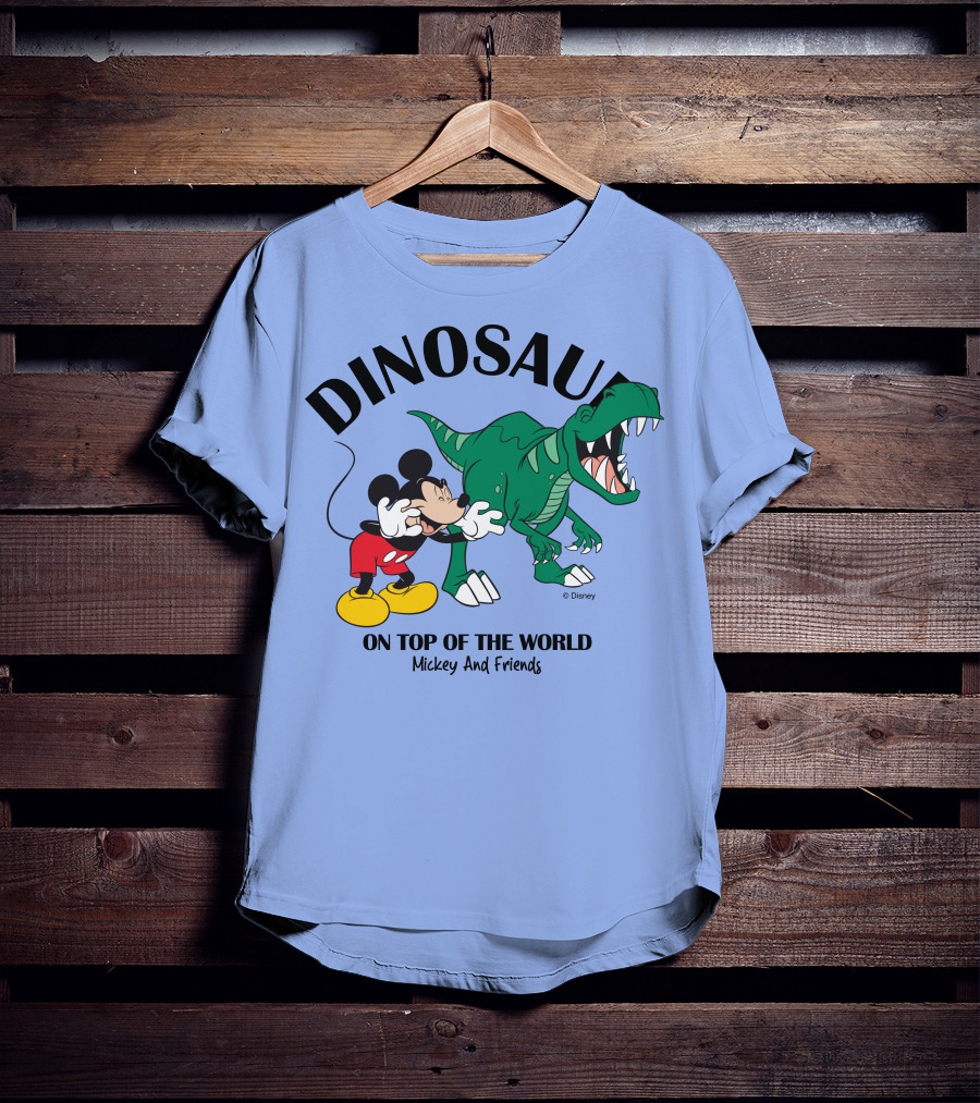 DINOSAUR On Top Of The World Mickey And Friends T-Shirt
