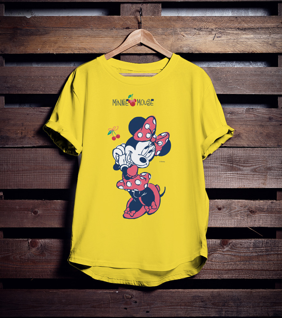 Minnie Mouse Disney Red Polka Dot Dress And Bow T-Shirt