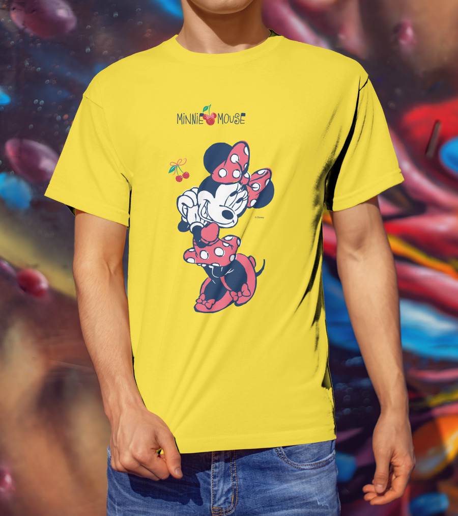 Minnie Mouse Disney Red Polka Dot Dress And Bow T-Shirt