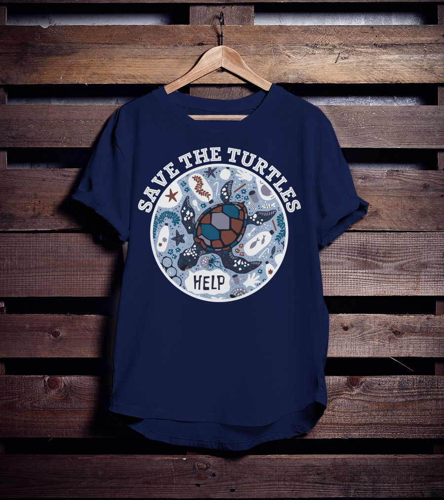 Save The Turtles Help Ocean Animal Rescue Campaign T-Shirt
