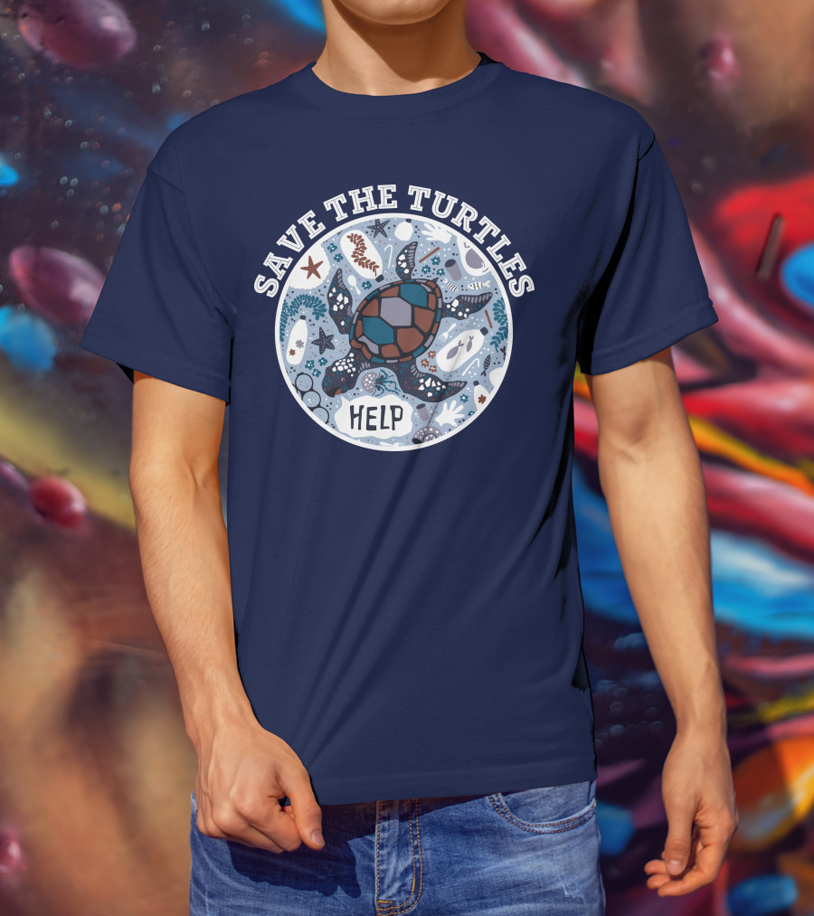 Save The Turtles Help Ocean Animal Rescue Campaign T-Shirt