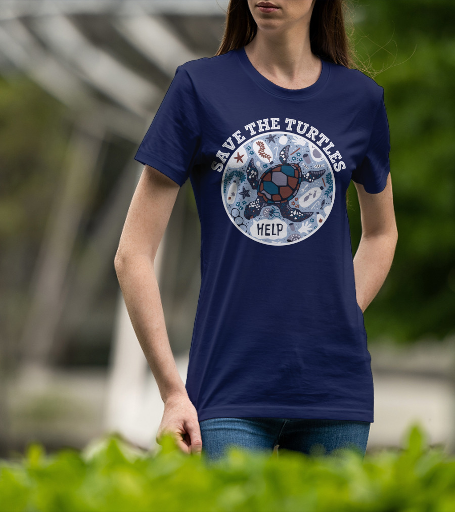 Save The Turtles Help Ocean Animal Rescue Campaign T-Shirt