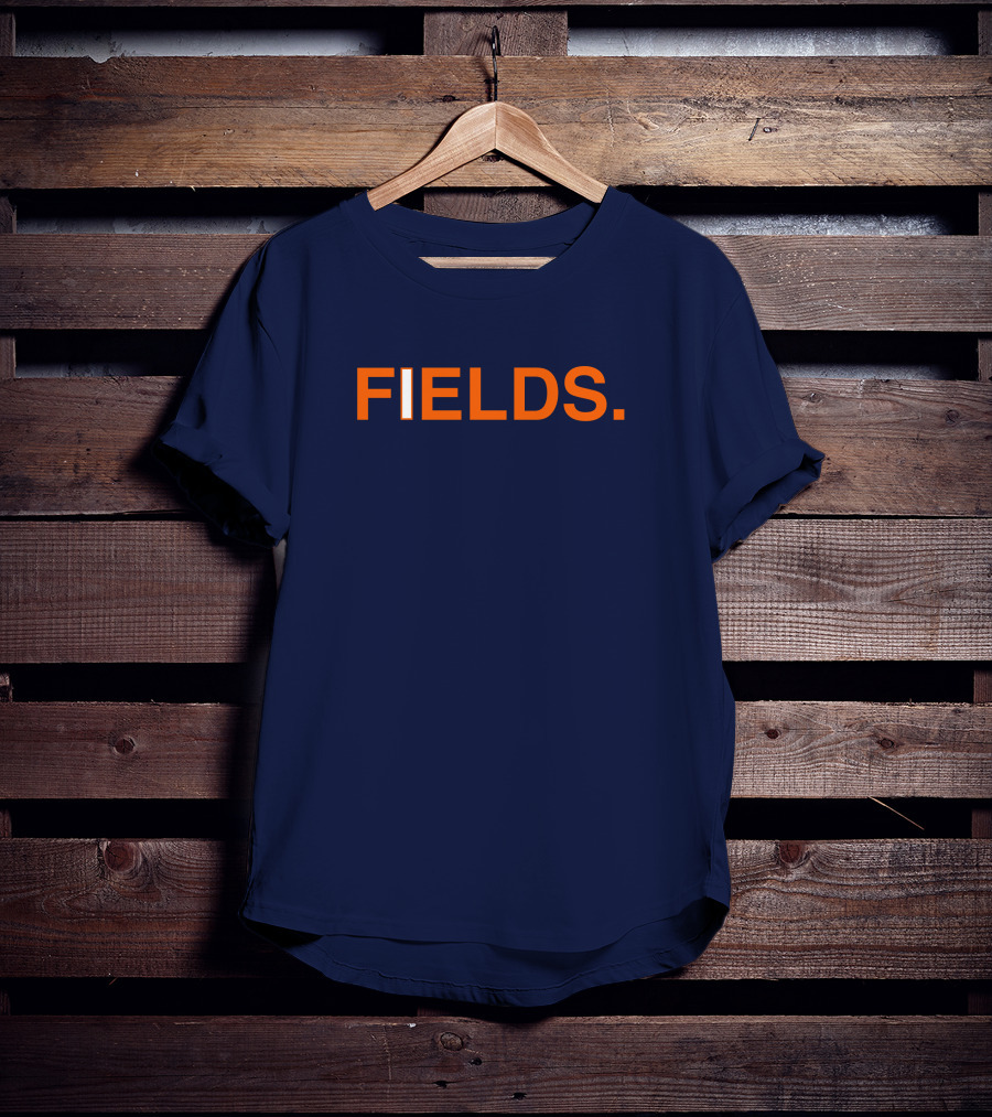 FIELDS Obvious Fields Bold Text Navy Blue T-Shirt