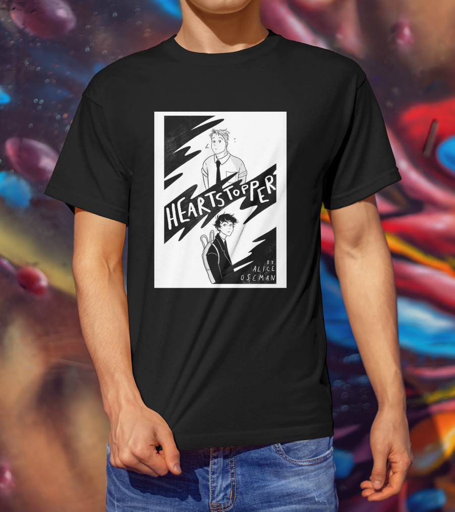 Heartstopper By Alice Oseman Solitaire Co UK Frances Janvi3r Graphic Novel Cover T-Shirt