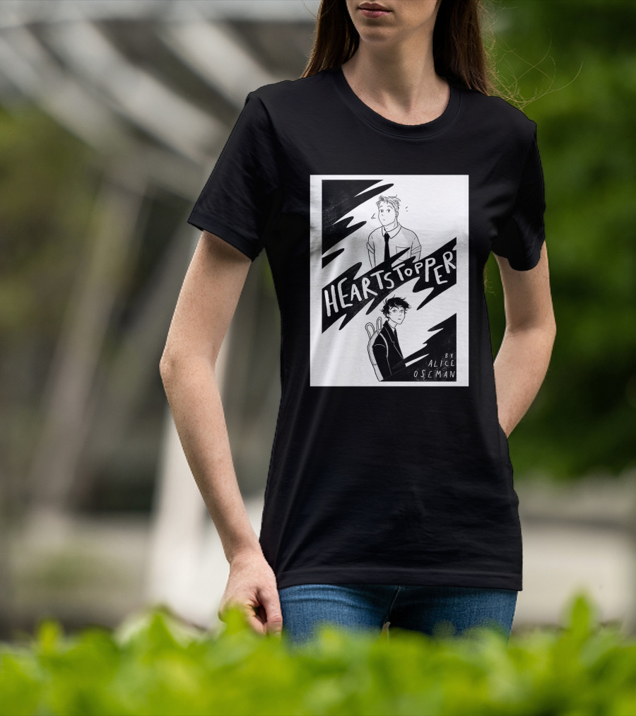 Heartstopper By Alice Oseman Solitaire Co UK Frances Janvi3r Graphic Novel Cover T-Shirt