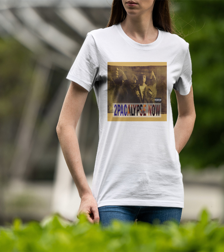 2Pacalypse Now Album Cover Homage Book Of Shady Image T-Shirt