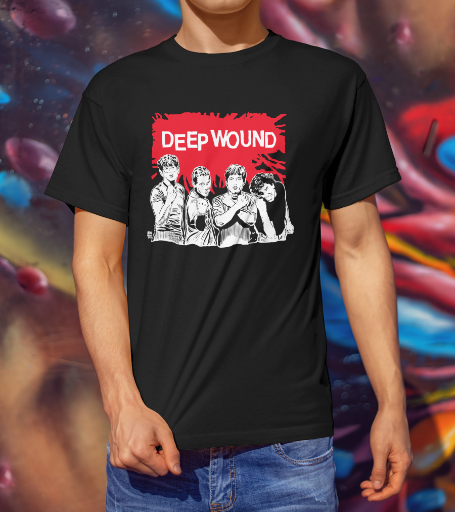 Dinosaur Jr Kfu Store Merch Deep Wound Punk Band T-Shirt