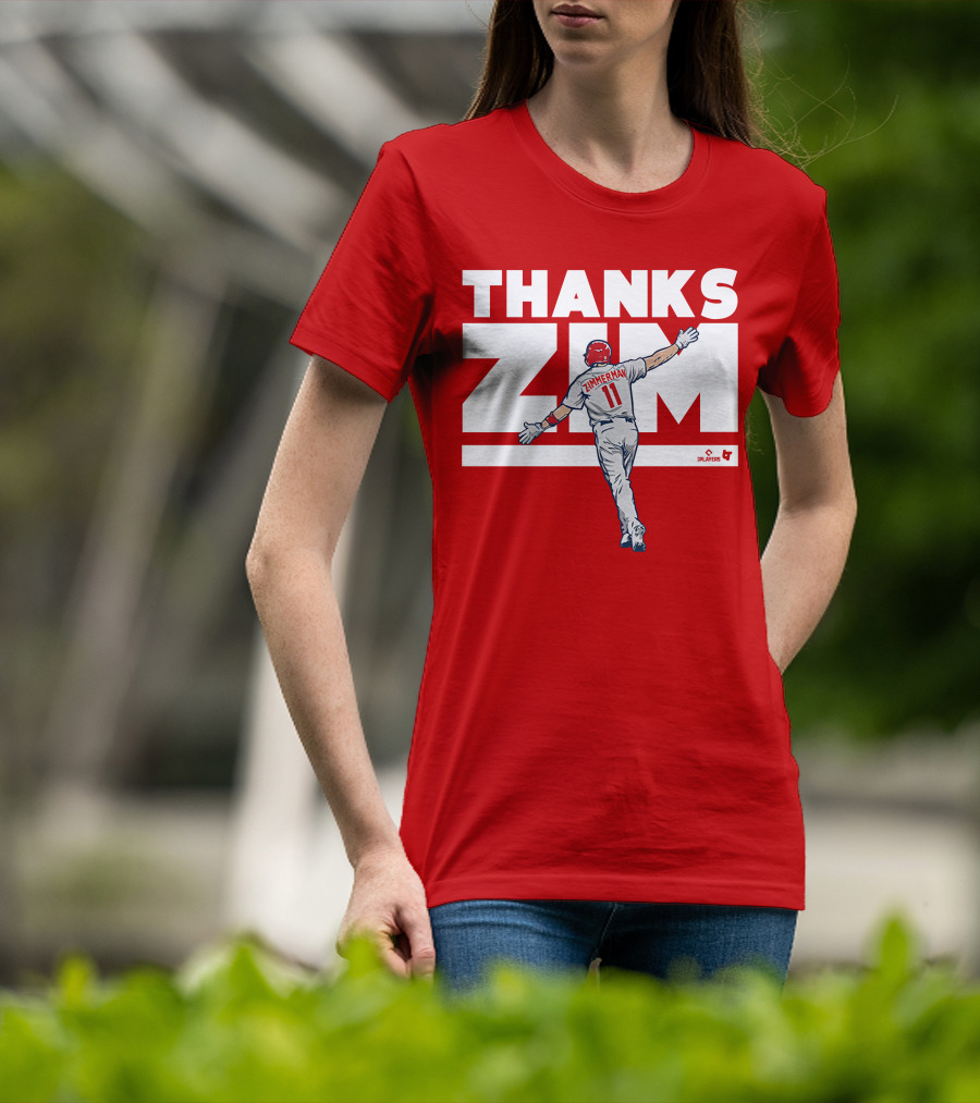 Ryan Zimmerman Thanks Zim Washington Nationals Fans Players Association T-Shirt