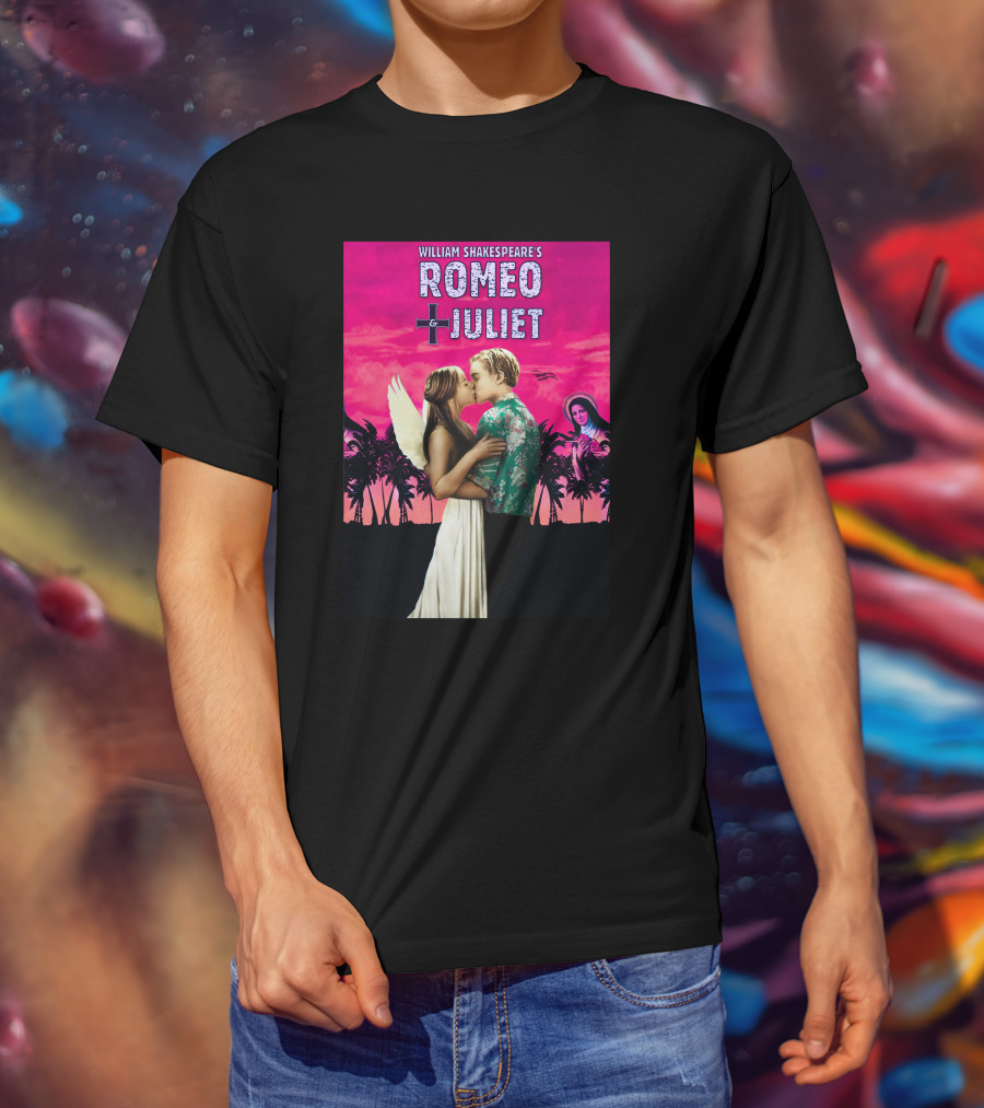 William Shakespeare's Romeo Juliet Ely Kreimendahl Tropical Angel Romance T-Shirt