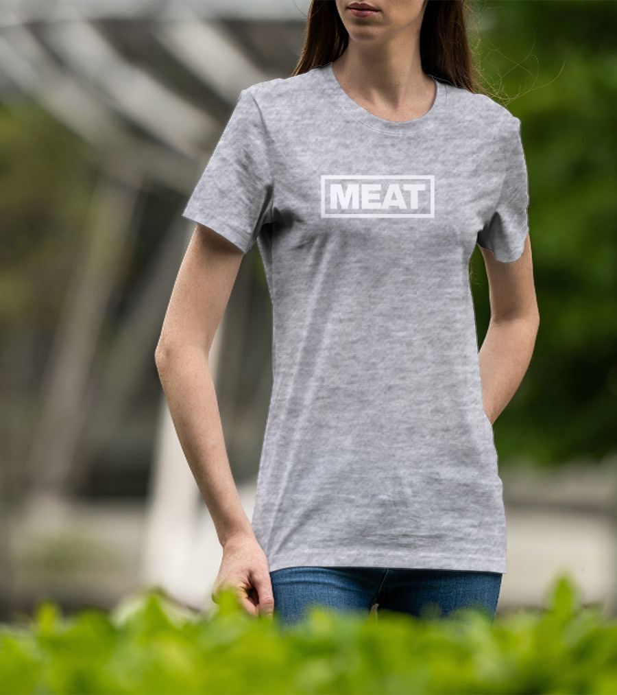MEAT Pawan Lapborisuth Minimalist Typography T-Shirt