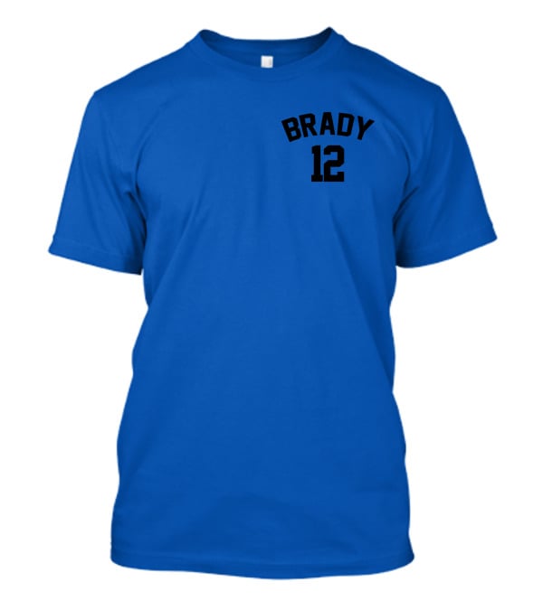 Brady 12 NFL JC Cornell Football Jersey T-Shirt