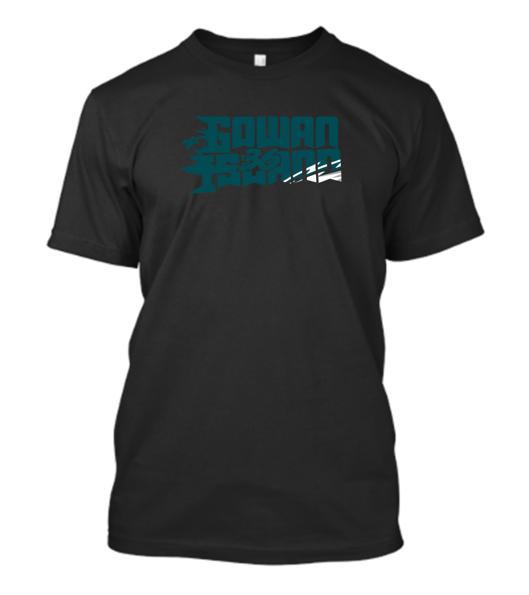 Gowan Tsgang 36 Tay Gowan Palm Tree Motif T-Shirt
