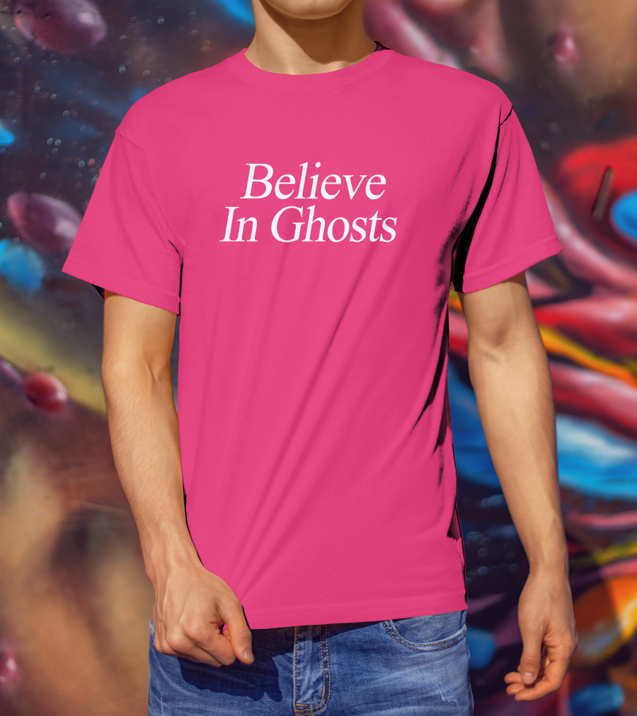 Lonely Ghost Believe In Ghosts T-Shirt