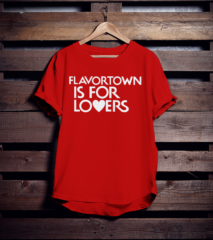 Guy Fieri Flavortown Is For Lovers Heart T-Shirt