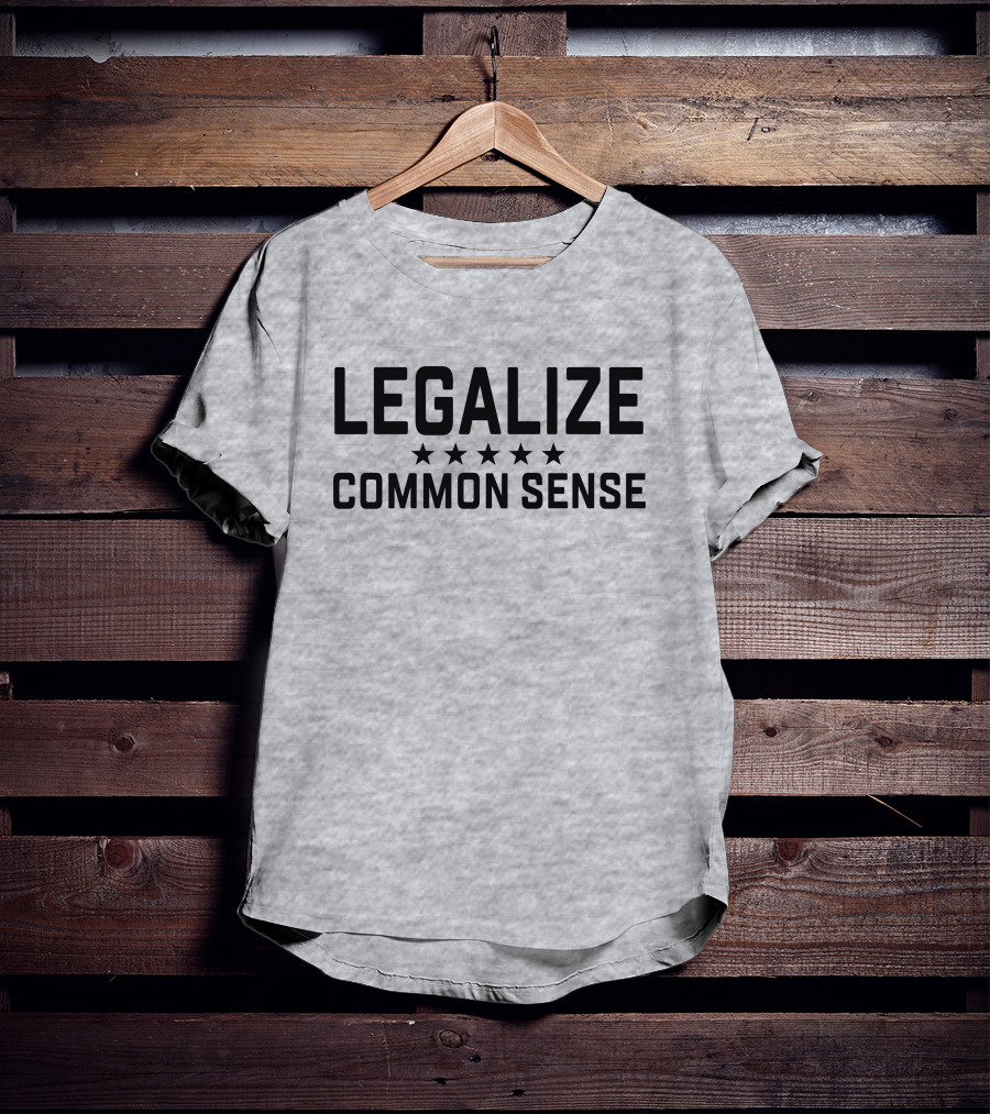Hodgetwins Merch Legalize Common Sense Stars T-Shirt