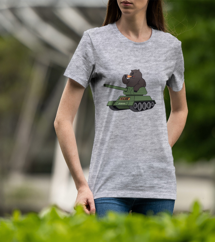 Pardon My Take Hank The Tank Bear Pizza Tank Big Cat T-Shirt