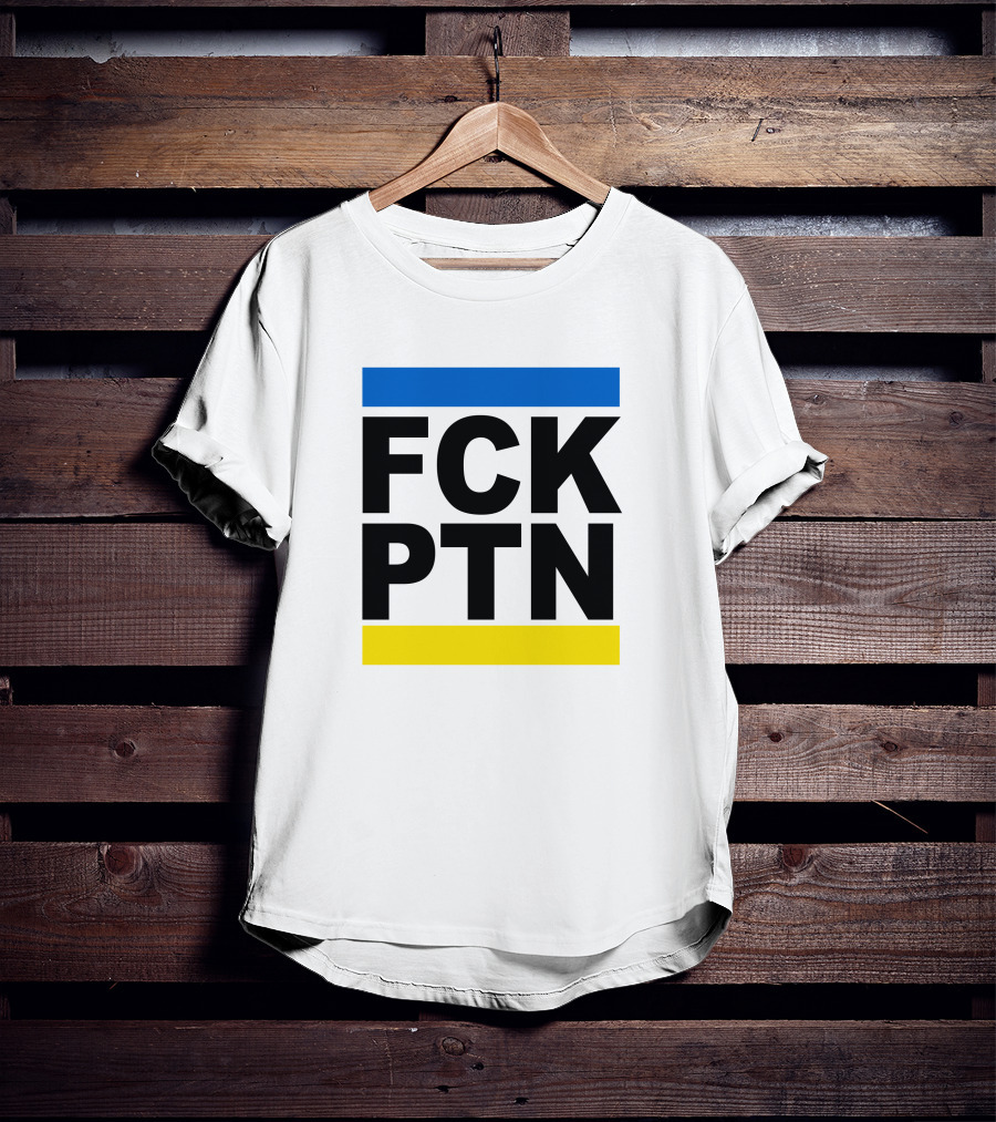 FCK PTN Blue Yellow Stripes T-Shirt