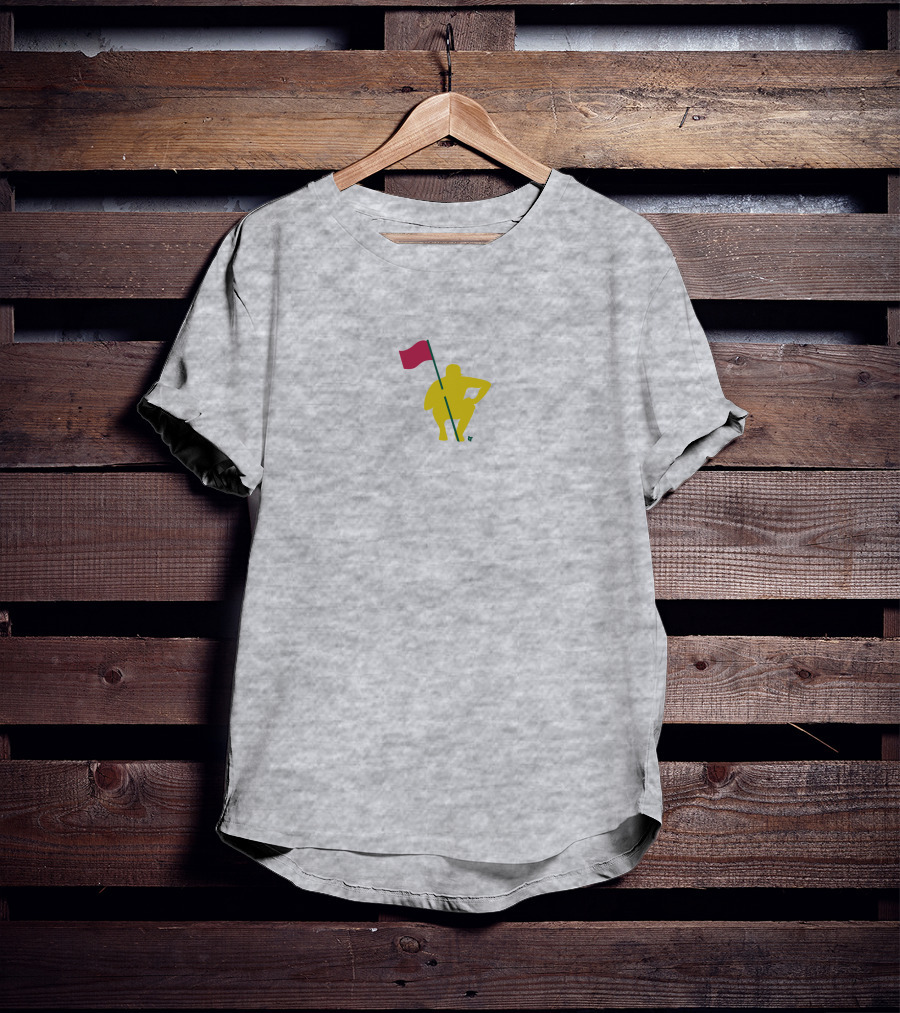The Caddie Network April Edition Breaking Golf Flag T-Shirt