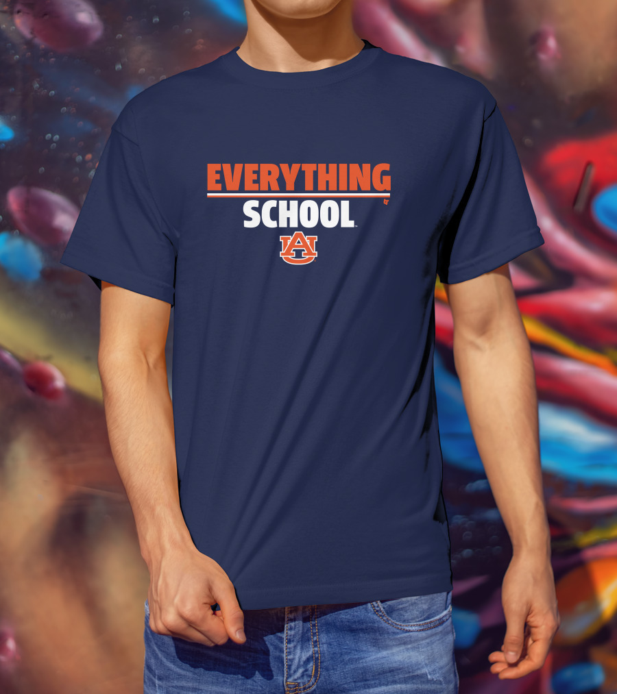 Auburn Everything School Logo Auburn Tigers T-Shirt