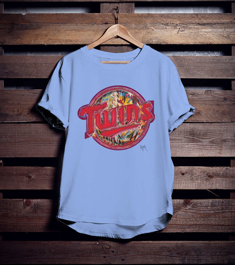 Twins Jimmy Longoria Local Artist Minnesota Baseball T-Shirt