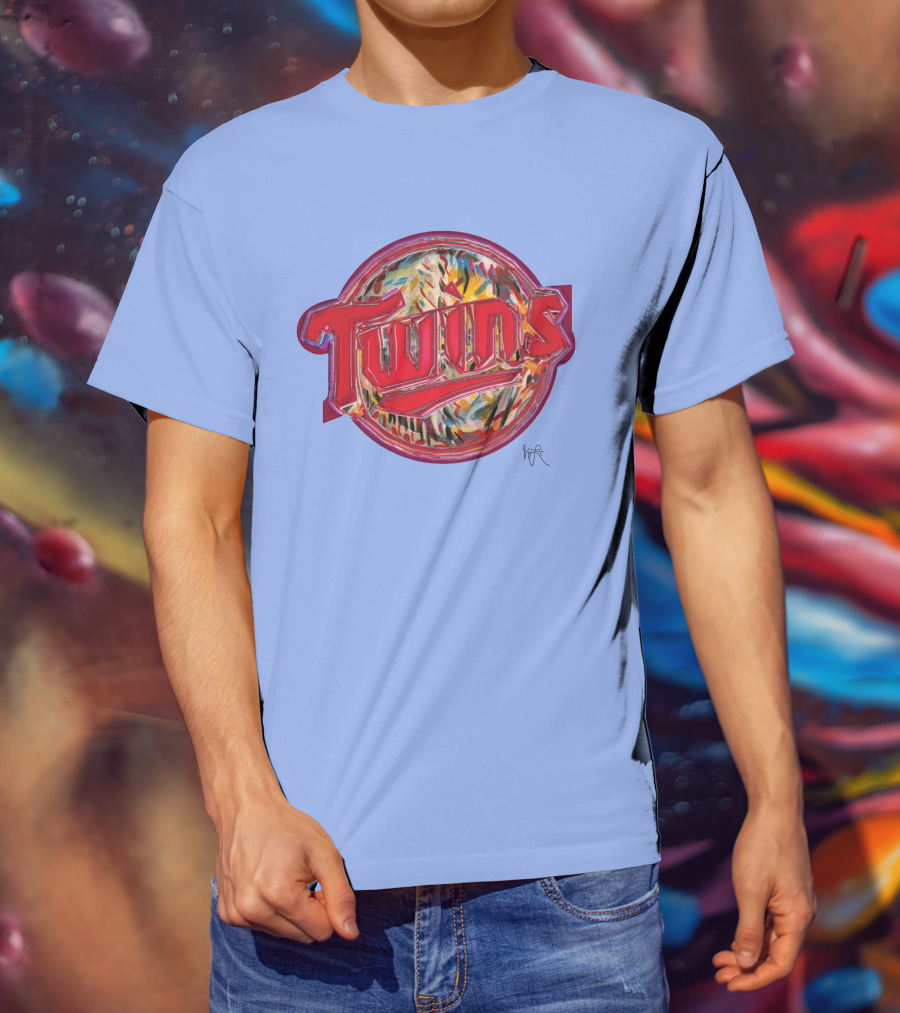 Twins Jimmy Longoria Local Artist Minnesota Baseball T-Shirt