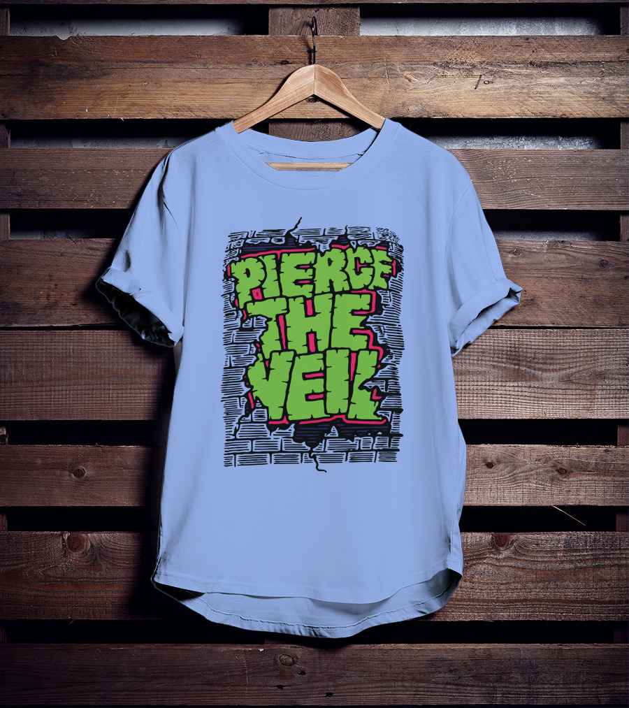 Pierce The Veil Freakish Beast Brick Wall T-Shirt