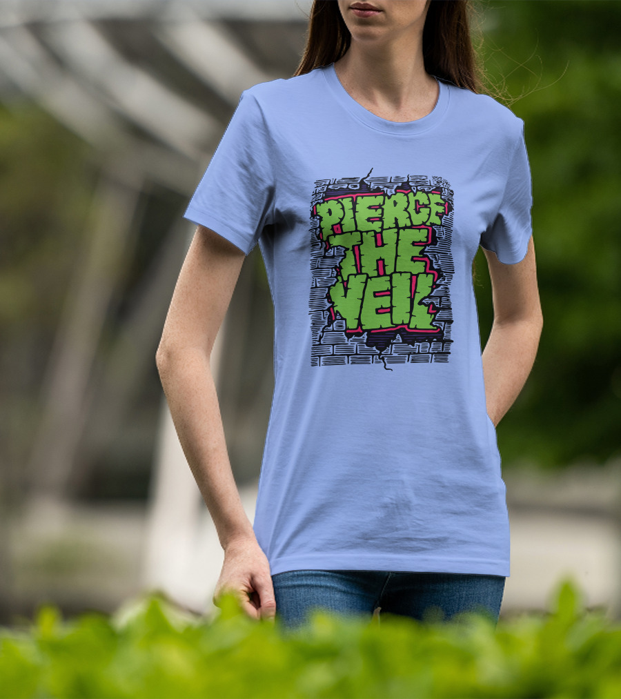 Pierce The Veil Freakish Beast Brick Wall T-Shirt