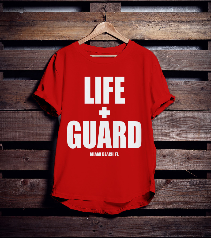 Lifeguard Miami Beach FL Thomas Sanders T-Shirt