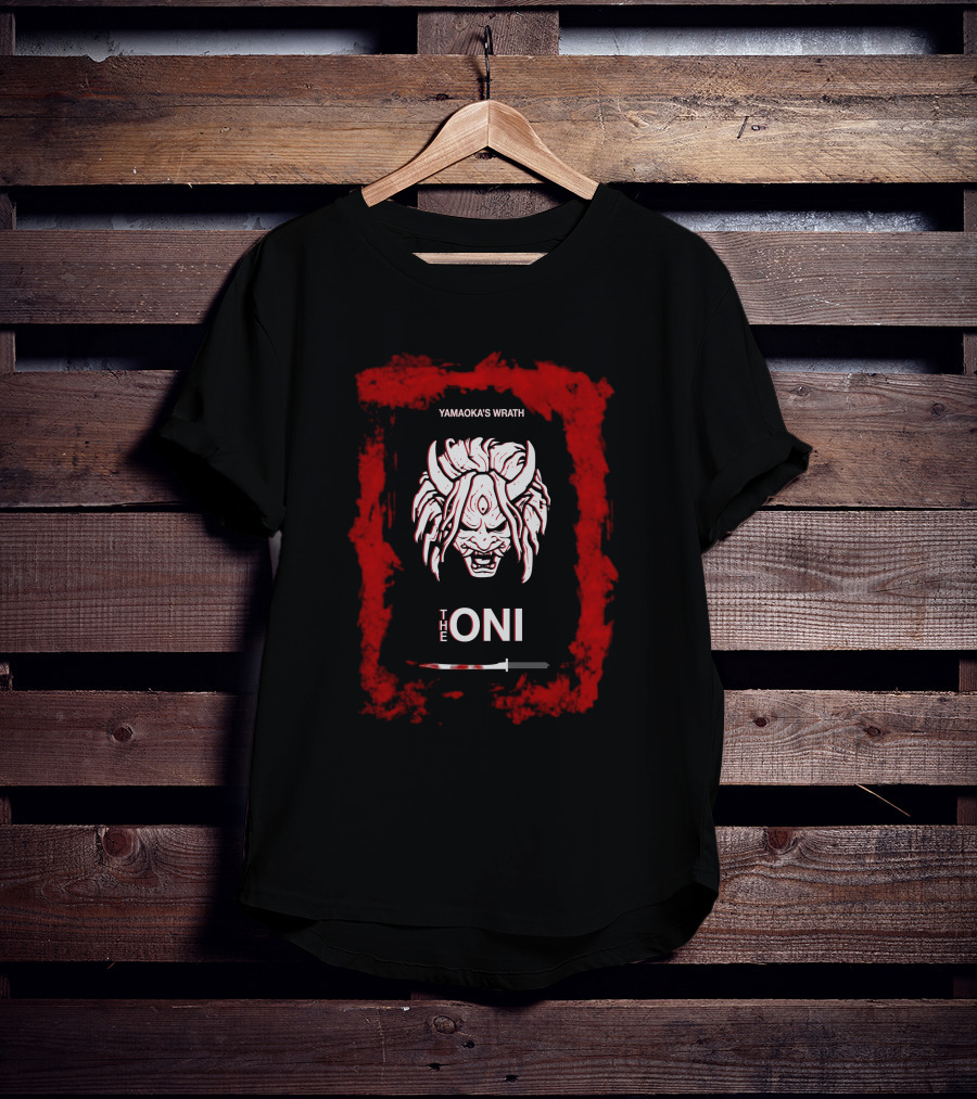 Yamaoka's Wrath The Oni Minimalist Dead By Daylight Luckysarts T-Shirt