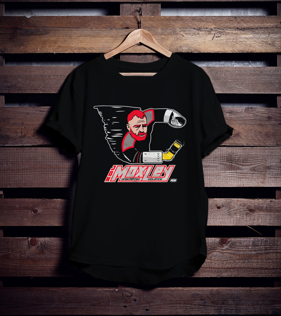 Jon Moxley AEW Cyclone Unscripted Violence T-Shirt