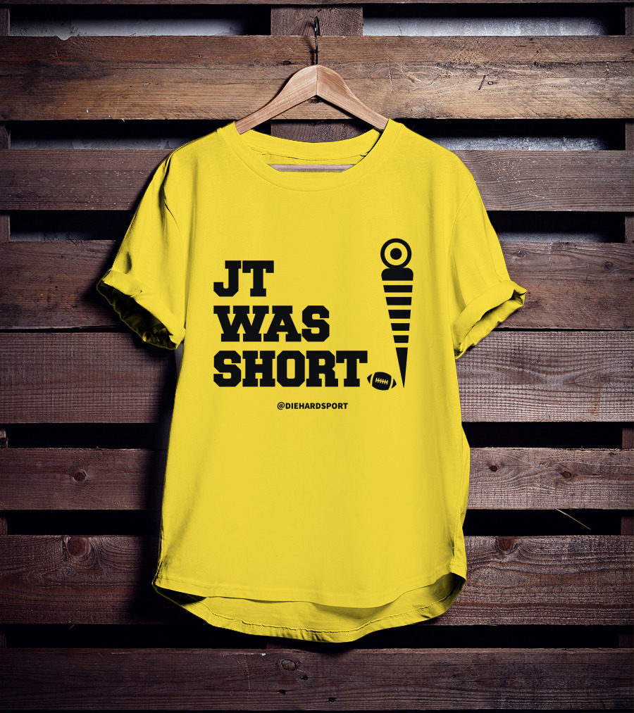 JT Was Short @DiehardSport Football Marker T-Shirt