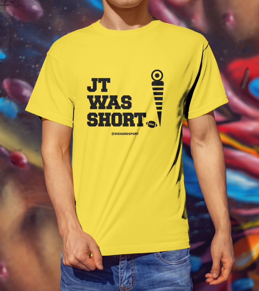JT Was Short @DiehardSport Football Marker T-Shirt